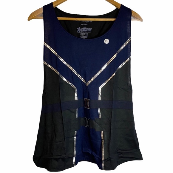 Marvel Black Widow Knot Back Tank Top Cosplay Extra Large XL Fandom Comic - Picture 1 of 14